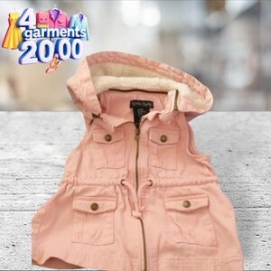Cynthia Rowley hooded cargo vest size 18 months
